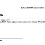 1 – Solo annonce à RANARISON Tsilavo que le 1er virement de 37.245 USD est arrivé à EMERGENT le 13 mars 2009 1