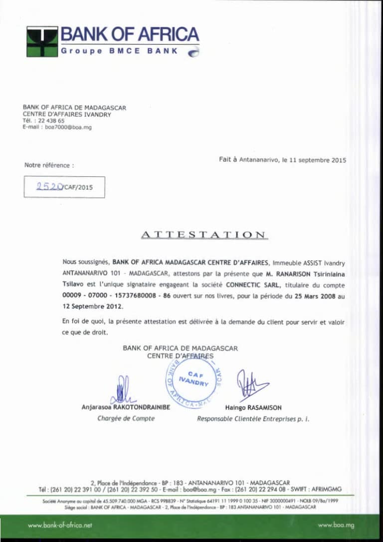 Devant les policiers malgaches, EMERGENT n’a pas le droit de commercialiser des produits CISCO SYSTEMS à Madagascar clame RANARISON Tsilavo CEO NEXTHOPE