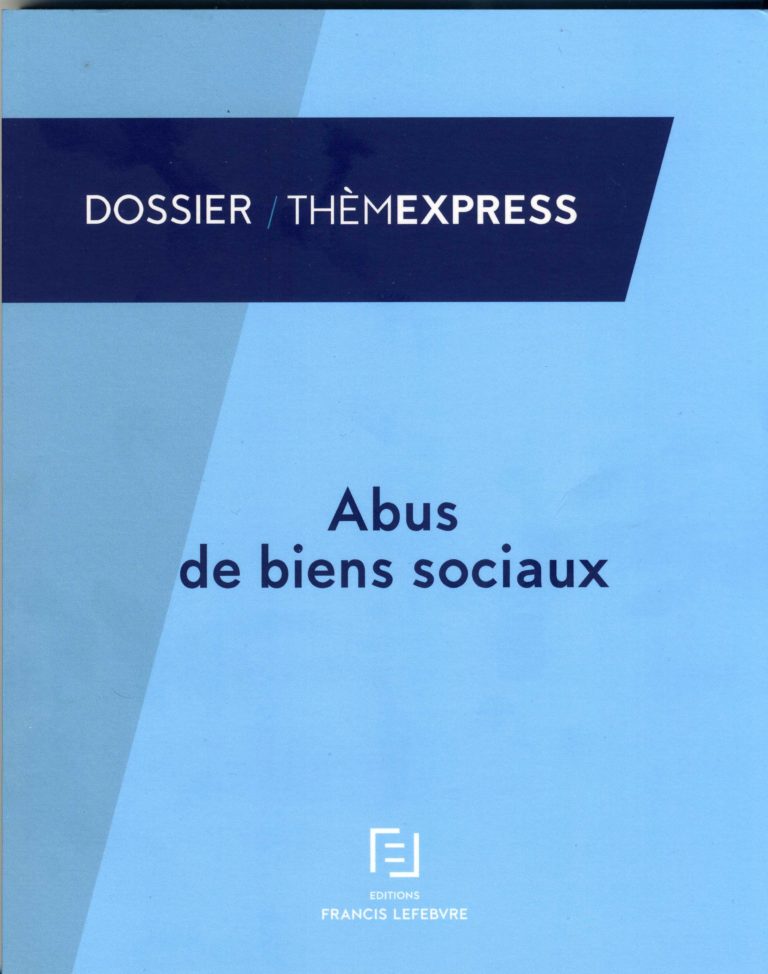 RANARISON Tsilavo NEXTHOPE , simple associé de CONNECTIC, ne peut pas obtenir 428.492 euros d’intérêts civils à titre personnel d’après Editions Francis Lefebvre 2016 puisque c’est la société qui est la victime directe et personnelle